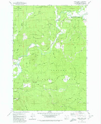Sager Creek 1979 topographic map thumbnail