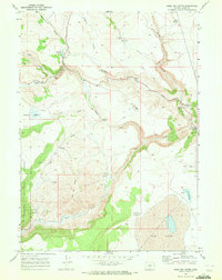 Sage Hen Butte 1968 topographic map thumbnail