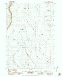 Sagebrush Knoll 1984 topographic map thumbnail