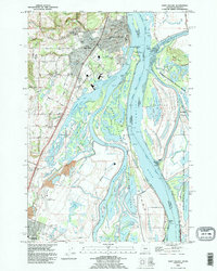 Saint Helens 1990 topographic map thumbnail