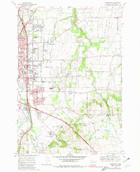 Salem East 1969 topographic map thumbnail