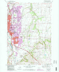 Salem East 1969 topographic map thumbnail
