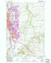 Salem East 1969 topographic map thumbnail