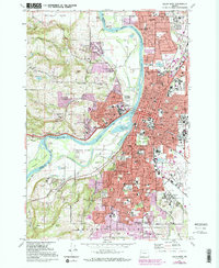Salem West 1969 topographic map thumbnail