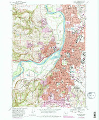 Salem West 1969 topographic map thumbnail