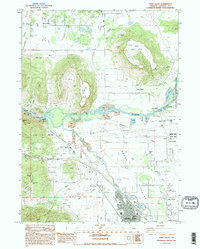 Sams Valley 1983 topographic map thumbnail