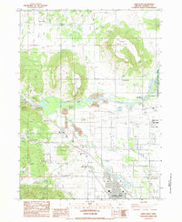 Sams Valley 1983 topographic map thumbnail