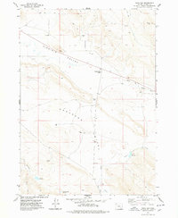 Sand Gap 1977 topographic map thumbnail