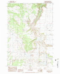 Sand Hollow 1983 topographic map thumbnail