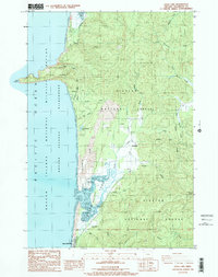 Sand Lake 1985 topographic map thumbnail