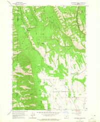 Sanderson Spring 1963 topographic map thumbnail