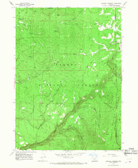 Sandhill Crossing 1966 topographic map thumbnail