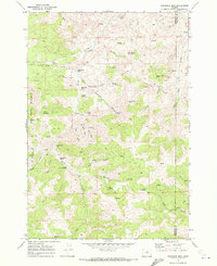 Sandrock Mtn 1968 topographic map thumbnail