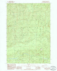 Sardine Butte 1986 topographic map thumbnail