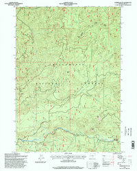 Sardine Butte 1997 topographic map thumbnail