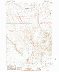 Sawed Horn 1984 topographic map thumbnail