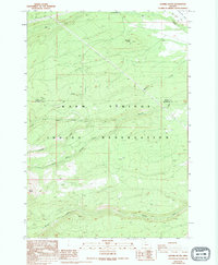 Sawmill Butte 1988 topographic map thumbnail