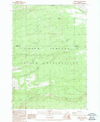 Sawmill Butte 1988 topographic map thumbnail