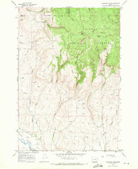 Sawtooth Ridge 1967 topographic map thumbnail