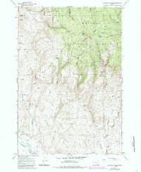 Sawtooth Ridge 1967 topographic map thumbnail
