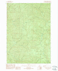 Scaredman Creek 1989 topographic map thumbnail