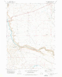 Scott Reservoir 1972 topographic map thumbnail