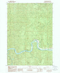 Scottsburg 1985 topographic map thumbnail