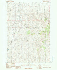 Scratch Post Butte 1990 topographic map thumbnail