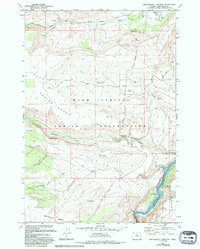 Seekseequa Junction 1985 topographic map thumbnail