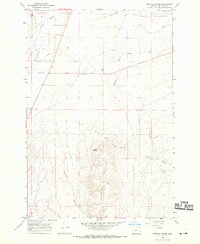 Service Buttes 1968 topographic map thumbnail