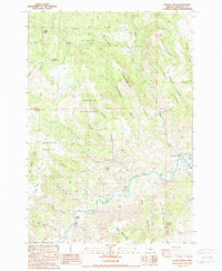 Service Creek 1987 topographic map thumbnail