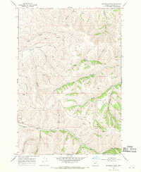Sevenmile Creek 1967 topographic map thumbnail