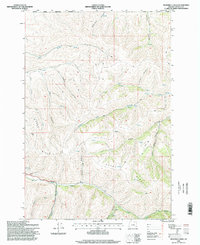 Sevenmile Creek 1996 topographic map thumbnail