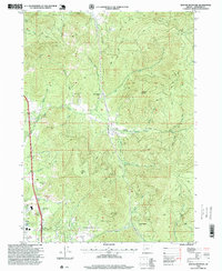 Sexton Mountain 1996 topographic map thumbnail