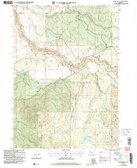 Shake Butte 2004 topographic map preview
