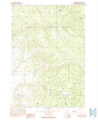 Sharp Ridge 1990 topographic map thumbnail