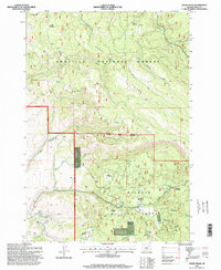 Sharp Ridge 1995 topographic map preview
