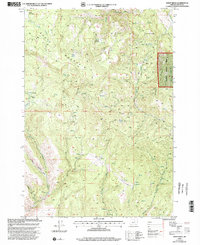 Sheep Ridge 1999 topographic map thumbnail