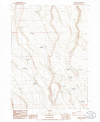 Sheep Rock 1986 topographic map thumbnail