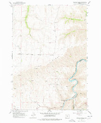 Sherars Bridge 1962 topographic map thumbnail