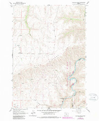 Sherars Bridge 1962 topographic map preview