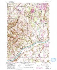 Sherwood 1961 topographic map thumbnail