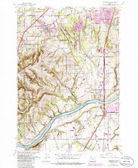 Sherwood 1961 topographic map thumbnail
