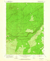 Shevlin Park 1962 topographic map thumbnail