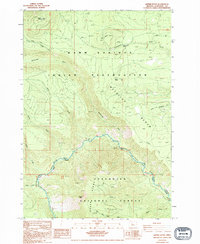 Shitike Butte 1988 topographic map thumbnail