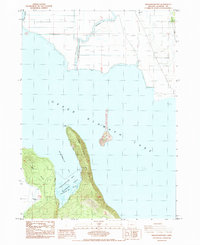 Shoalwater Bay 1985 topographic map thumbnail