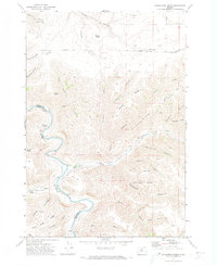 Shoestring Ridge 1970 topographic map thumbnail