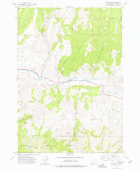 Shop Gulch 1972 topographic map thumbnail
