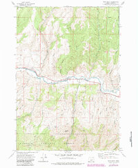Shop Gulch 1972 topographic map thumbnail