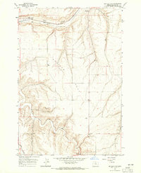 Shutler Flat 1964 topographic map preview